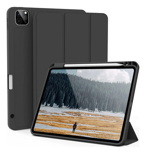 Funda Para iPad Pro 11'' Con Soporte Para Lápiz Negro