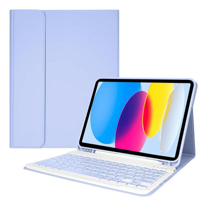 Funda Con Teclado iPad De 10a/11a Gen. 11/10.9 PuLG, A16 Lila