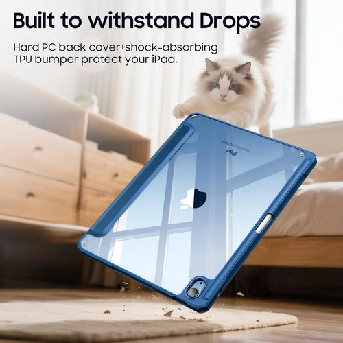 Funda Híbrida Delgada Para iPad Azul Marino