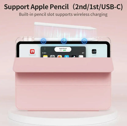 Funda iPad Air 4/5/6/7 (10,9 /11) Y iPad Pro 11  (2024) Rosa Claro