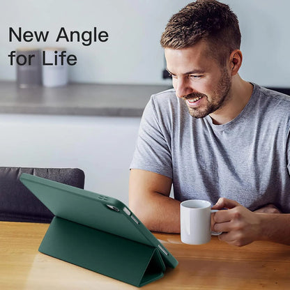 Funda Akkerds Para iPad A16 De 11a Gen Y iPad 10.9  2022 Verde Oscuro