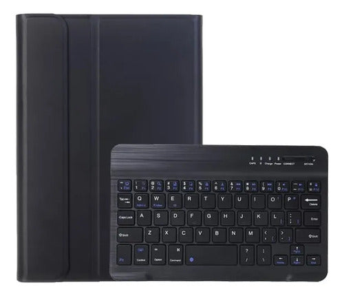 Funda Con Teclado Para Samsung Galaxy Tab A9 8.7 Negro