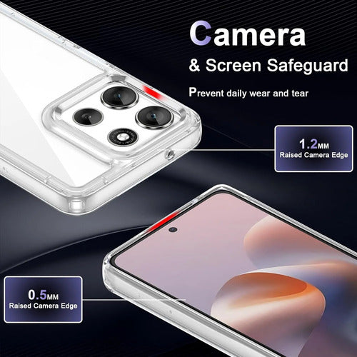 Funda Protectora Para Motorola Moto G86 5g Transparente