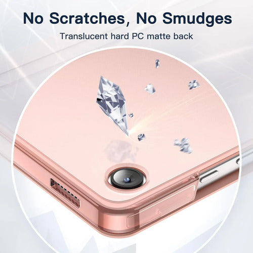 Funda Para Samsung Galaxy Tab A11 / Tab A9 Rosa Dorado