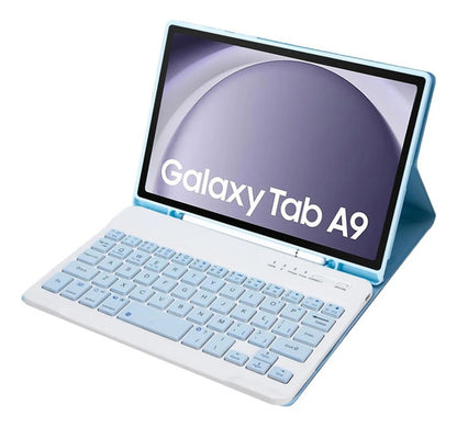 Funda Con Teclado Para Samsung Galaxy Tab A9 8.7 Azul