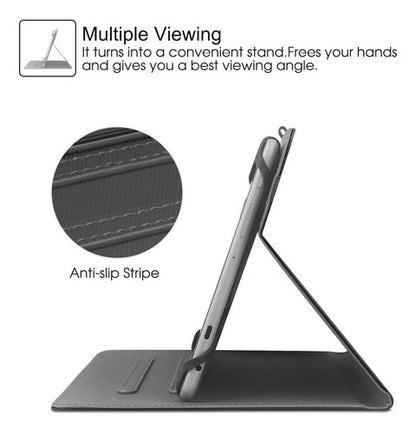 Funda Universal Para Tablet 9-11 Pulgadas Con Soporte Negro