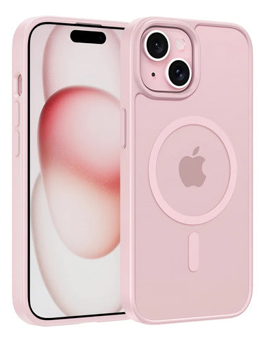 Funda Para iPhone 15 Rosa Claro
