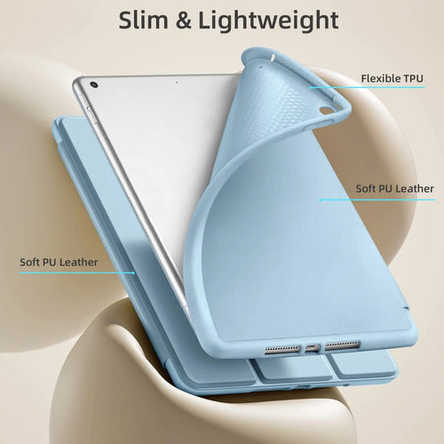 Funda Protectora Para iPad 10a Gen 2022 Azul-cielo