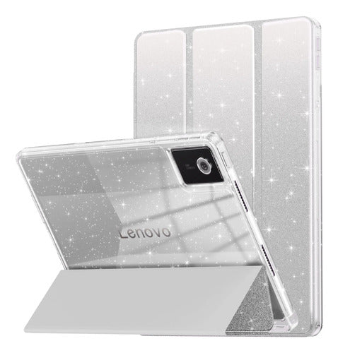 Funda Para Lenovo Idea Tab 11 Con Soporte Plateado