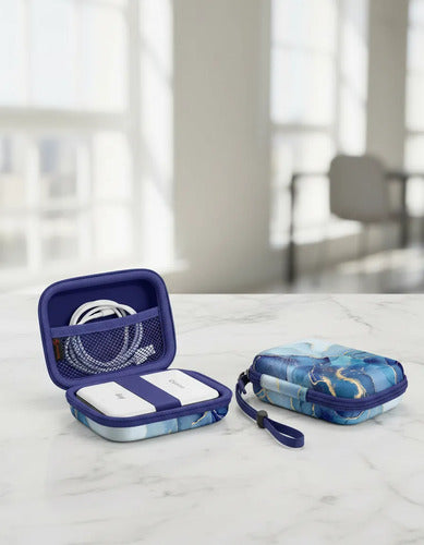 Estuche Funda Para Impresoras De Fotos Canon Ivy 2 Mini Azul Marino