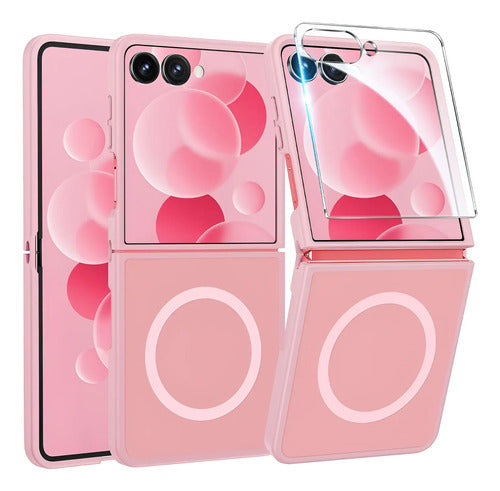 Funda Magnética Para Samsung Galaxy Z Flip 7 Rosa