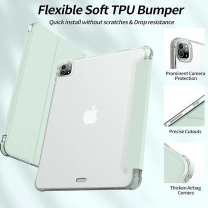 Funda Para iPad Pro 11 Pulgadas Con Soporte Para Lápiz Verde Claro