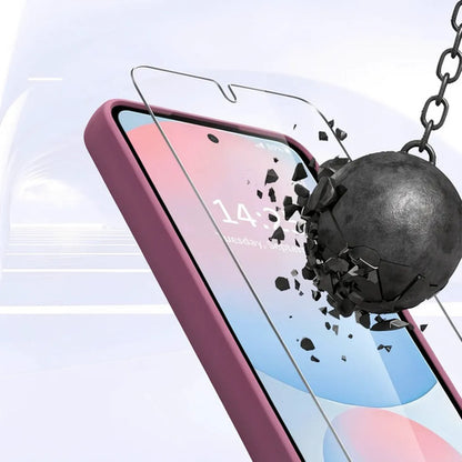 Funda Magnética Mate Para Samsung Galaxy S25+ Plus Bordó