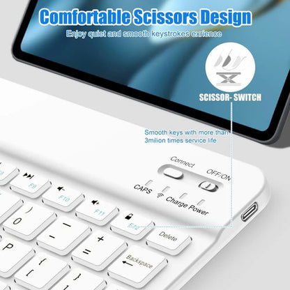 Teclado Bluetooth Noox Para iPad Y Tablets Blanco