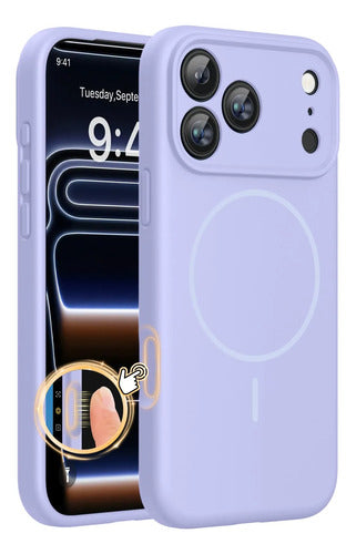 Funda Magnética Miracase Para iPhone 17 Pro Max Lila