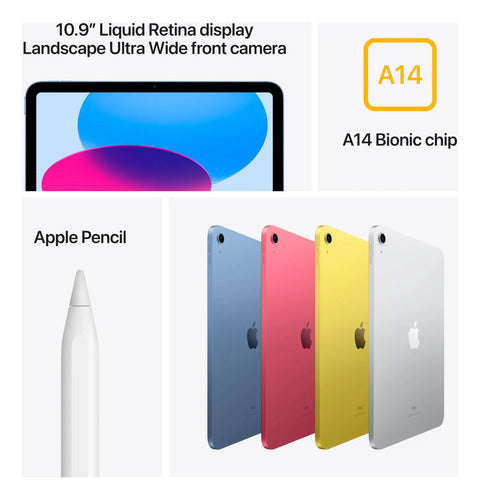Apple iPad De 10.9 Pulgadas: 10a Gen, 64gb Color