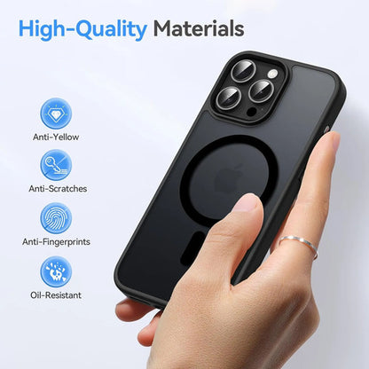 Funda Magnética Para iPhone 16 Pro Negro