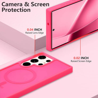 Funda Magnética Para Samsung Galaxy S23 Ultra Fucsia