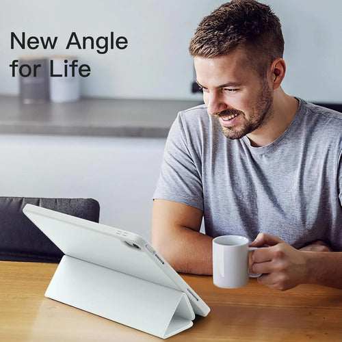 Funda Akkerds Para iPad A16 De 11a Gen Y iPad 10.9  2022 Blanco