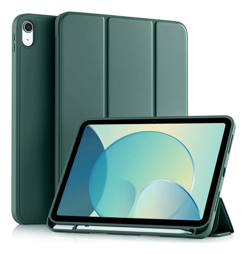 Funda Akkerds Para iPad A16 De 11a Gen Y iPad 10.9  2022 Verde Oscuro