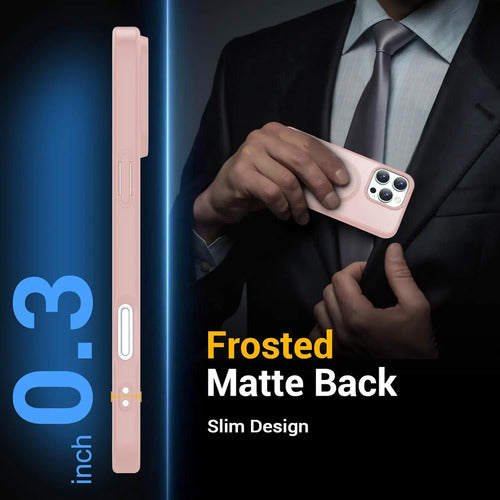 Funda Transparente Temdan Para iPhone 16 Pro Max, Compati... Rosa Claro