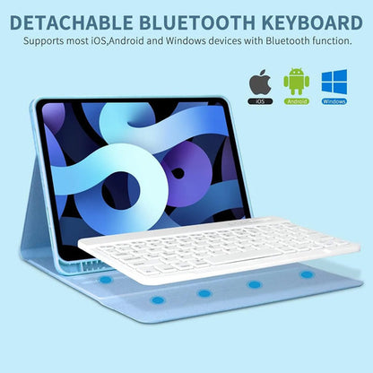 Funda Con Teclado Para iPad Air Y Pro De 11 Pulgadas Azul Claro