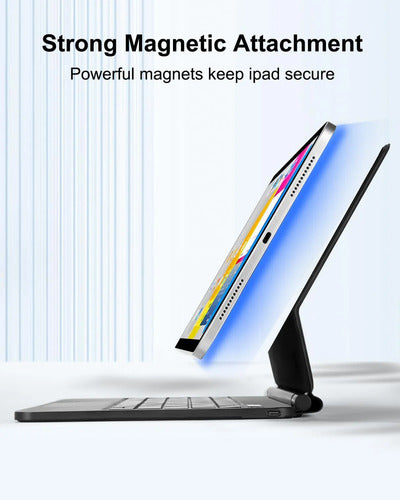 Funda Con Teclado Magic Para iPad A16 Negro