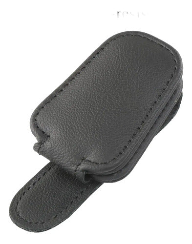Soporte Para Lentes En Visera De Auto Negro