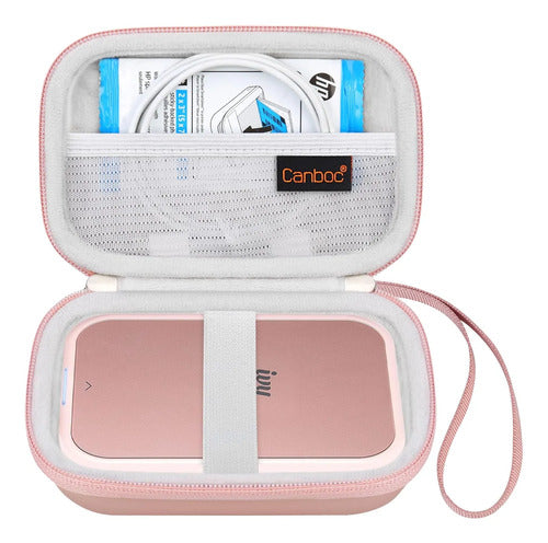 Estuche Funda Para Impresora De Fotos Canon Ivy 2 Rosa Dorado