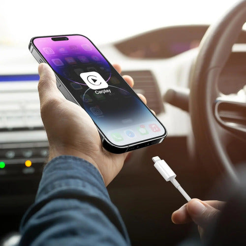 Cable Carplay Usb A A Lightning Para iPhone Y iPad, (1mt)