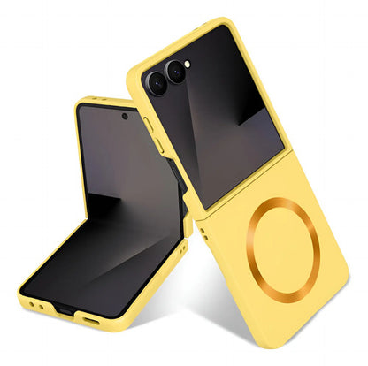 Funda Para Samsung Galaxy Z Flip 7 (magsafe) Amarillo