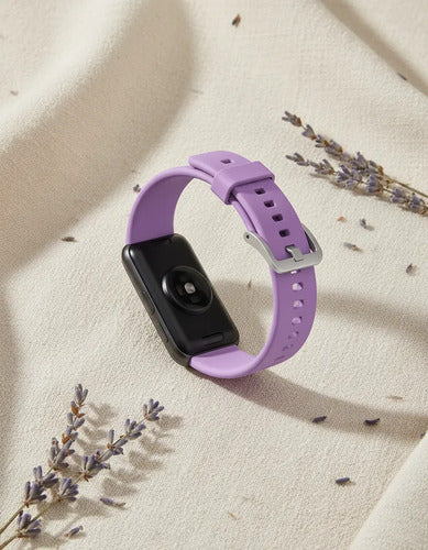 Correa Inf Compatible Con Huawei Watch Fit Silicona Azul Lila
