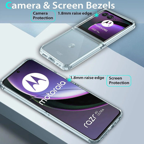 Funda Para Motorola Razr 40 Ultra Transparente
