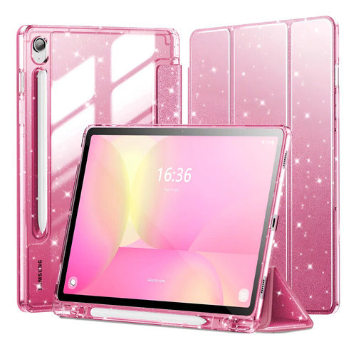 Funda Para Samsung Galaxy Tab S10 Lite/s10 Fe/s9 Rosa