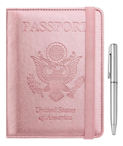 Cubierta De Pasaporte Walnew Con Rfid, Cartera De Viaje, ...