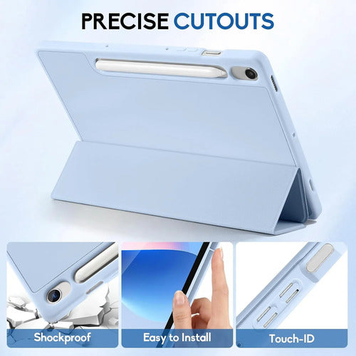 Funda Para Samsung Galaxy Tab S10 Lite, S10 Fe, S9 Fe Azul Cielo