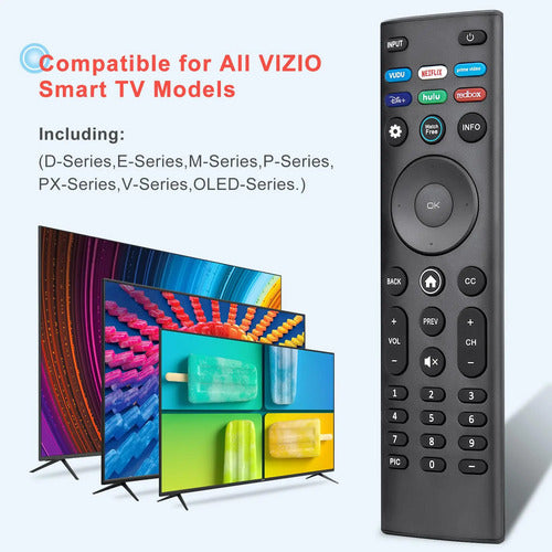 Control Remoto Universal Xrt140 Para Vizio Smart Tv