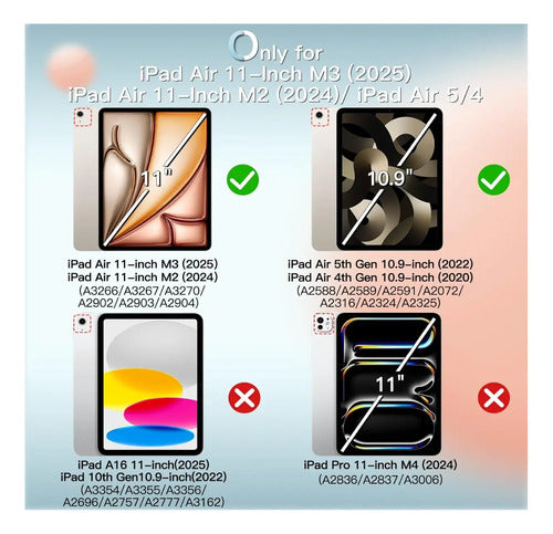 Funda iPad Air De 11' PuLG M3/m2-2025/2024