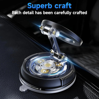 Soporte De Teléfono Para Auto Con Magsafe Y Rotación Carbon Fiber