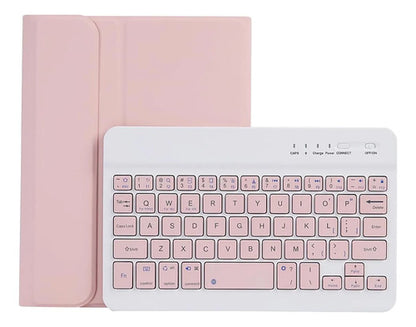Funda Con Teclado Para Samsung Galaxy Tab A9 8.7 Rosa