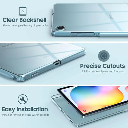 Funda Transparente Para Samsung Galaxy Tab S6 Lite Transparente
