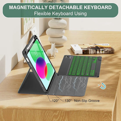 Funda Con Teclado Para iPad (a16) 11th/10th Gen Verde Lima