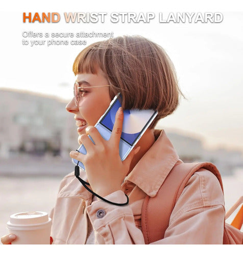 Funda Ultra-delgada Para Samsung Galaxy Z Flip 7 Transparente Lisa