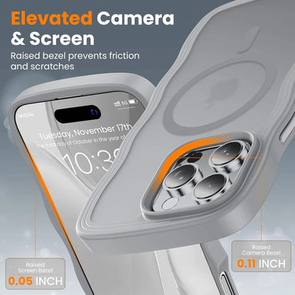 Funda Para iPhone 16 Pro Con Correa Gris Lisa