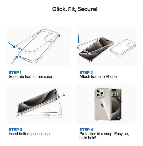 Funda Para iPhone 15 Pro Max Transparente