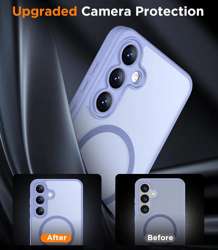 Funda Magnética Para Samsung Galaxy S25 Fe Lavanda