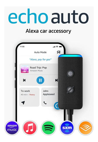 Asistente Alexa Para Automóviles - Modelo Más Reciente Color
