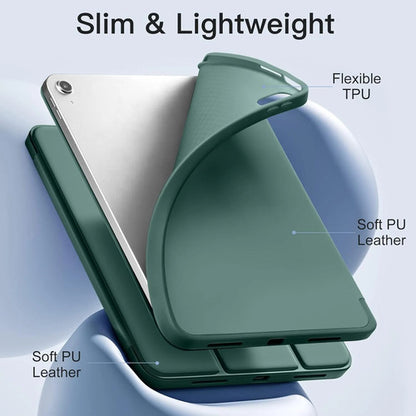 Funda Akkerds Para iPad A16 De 11a Gen Y iPad 10.9  2022 Verde Oscuro