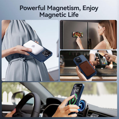 Funda Para iPhone 16 Pro Max Con Soporte Magnética. Azul