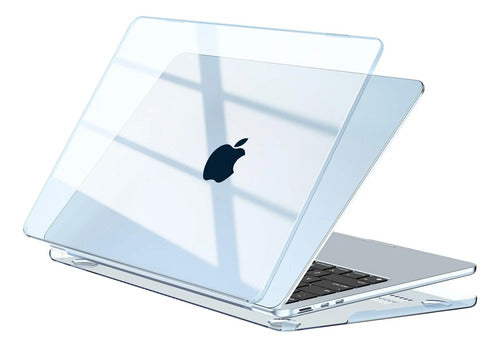 Carcasa Funda Transparente Para Macbook Air 13.6' Azul Claro
